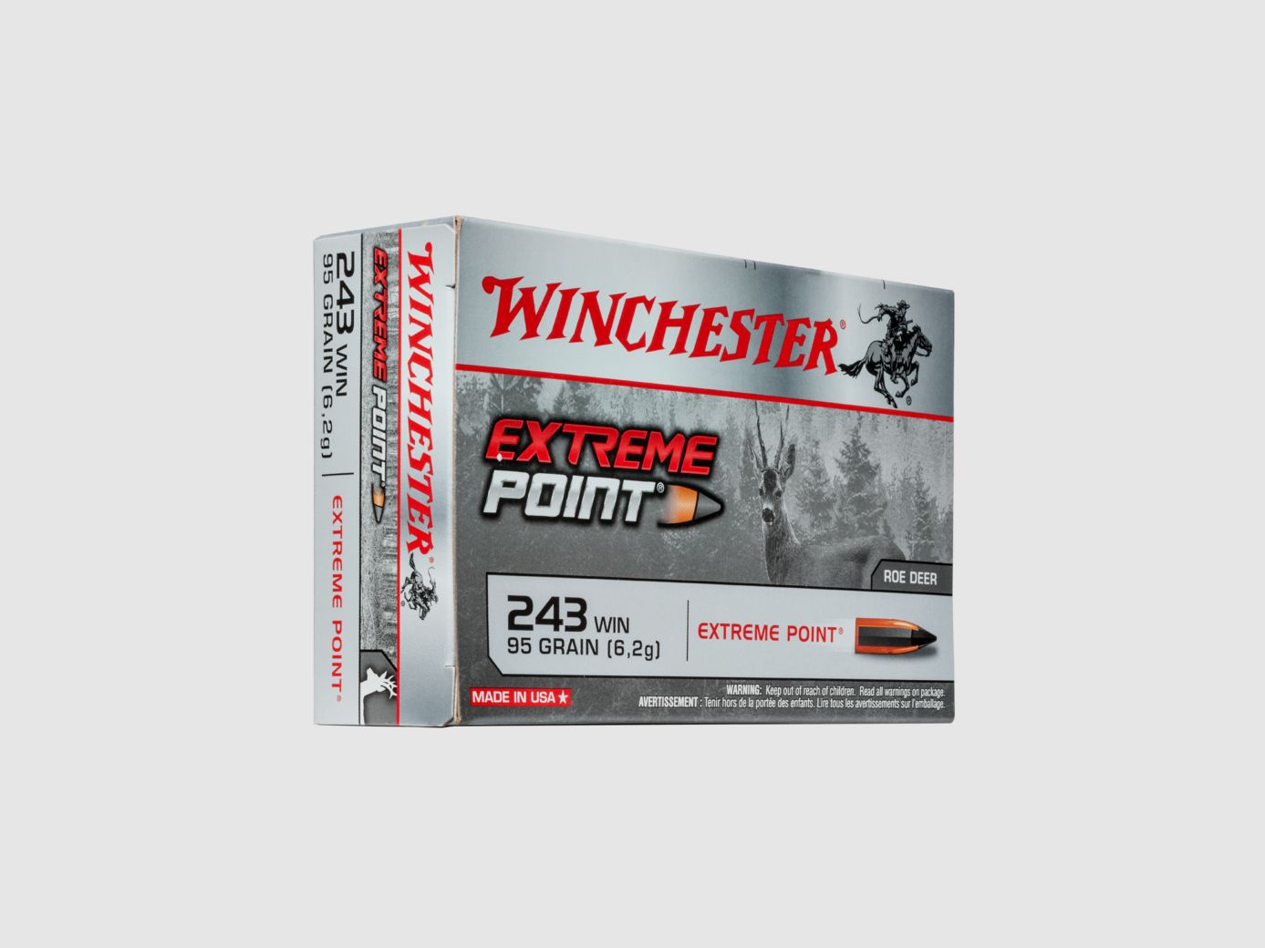 Winchester 243 Extreme Point 95gr Munitie