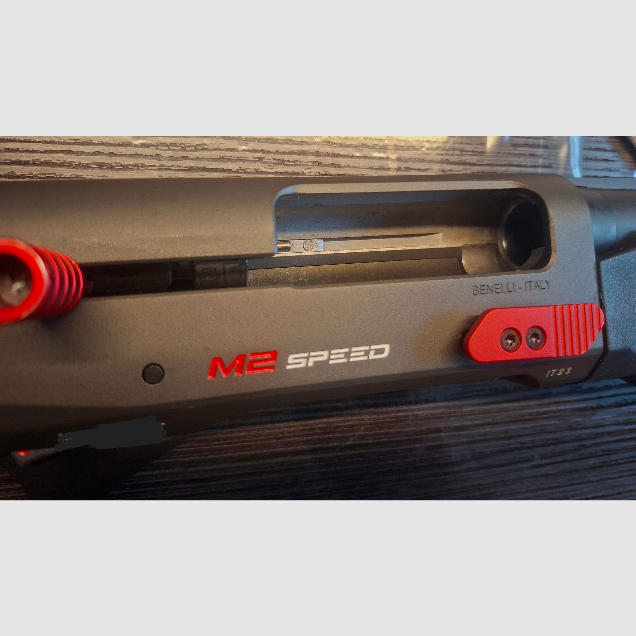 Benelli M2 Speed cal. 12/76  66 cm barrel length – Like new condition, IPSC 