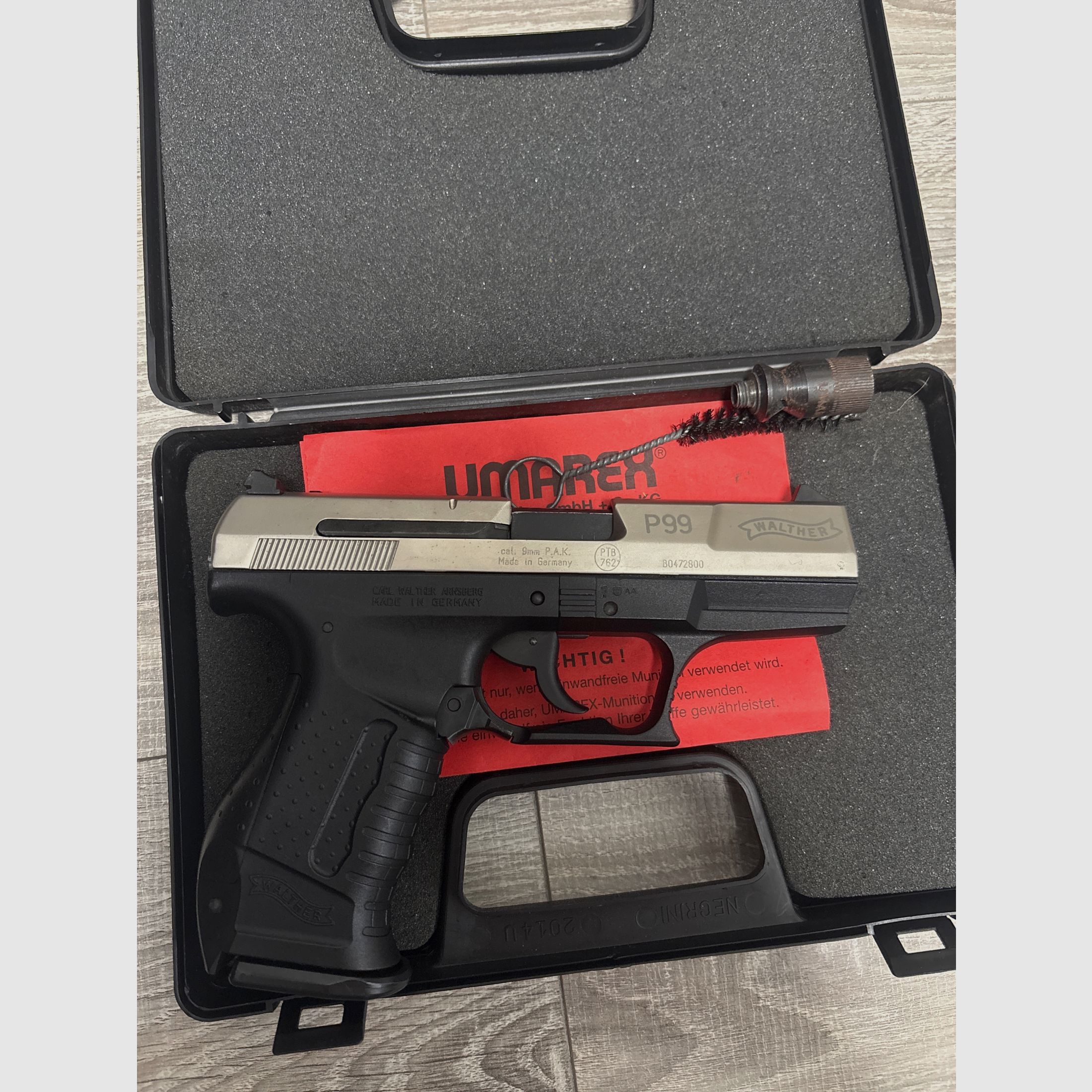 Walther p99 9mm blank gun, afbeelding 1 van 4
