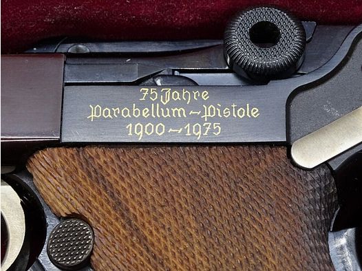 Mauser P 1900 / P08 Parabellum Edition 75 Jahre No 248 / 250 Edition 75 Jahre Parabellum Pistole 1900-1975