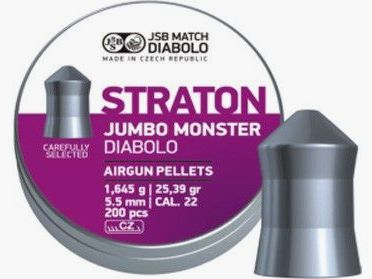 Box mit 200 JSB Diabolo Jumbo Straton Monster - Kal. 5.51