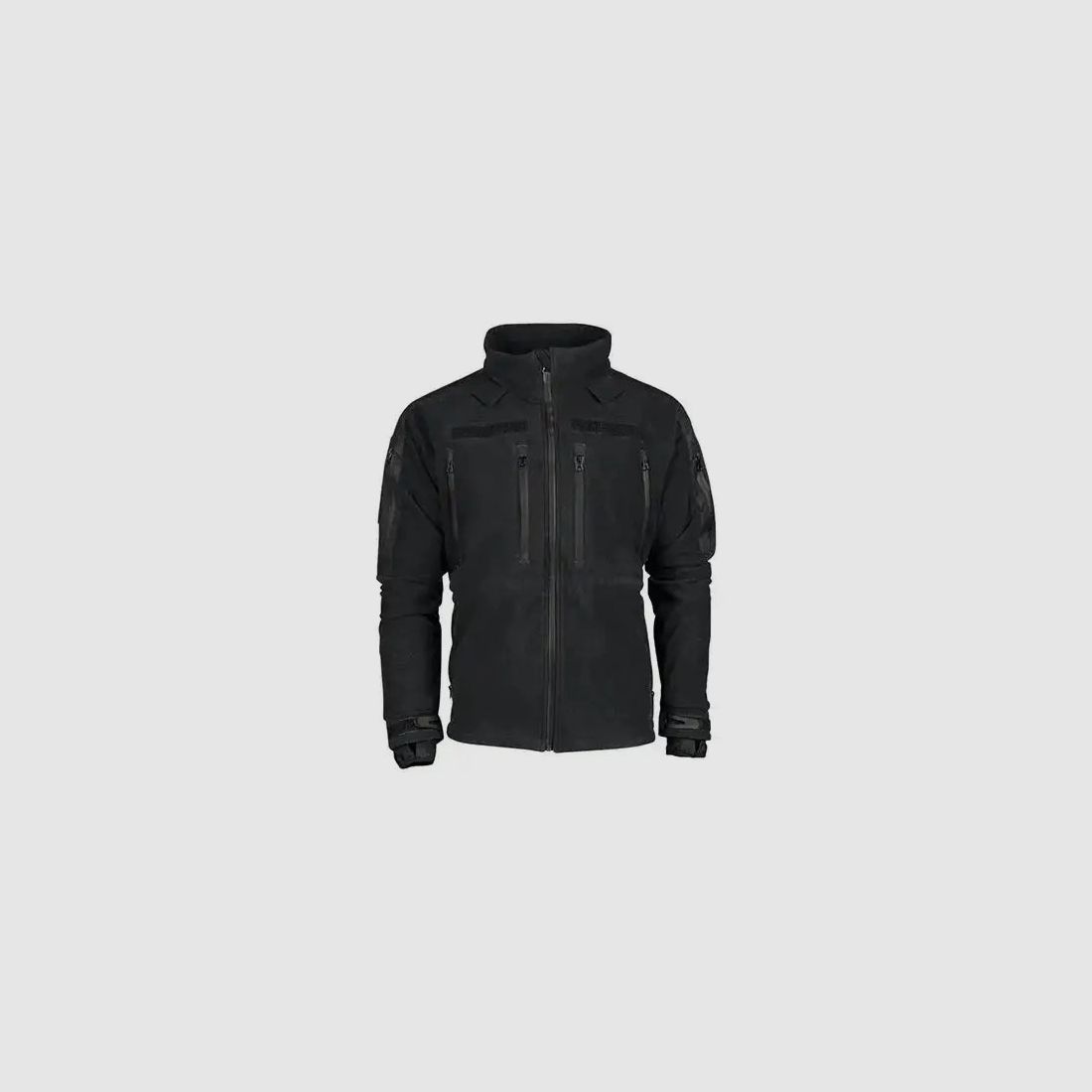 Mil-Tec Chaqueta de Protección Fría Fleece Plus - Negra / S Hombre