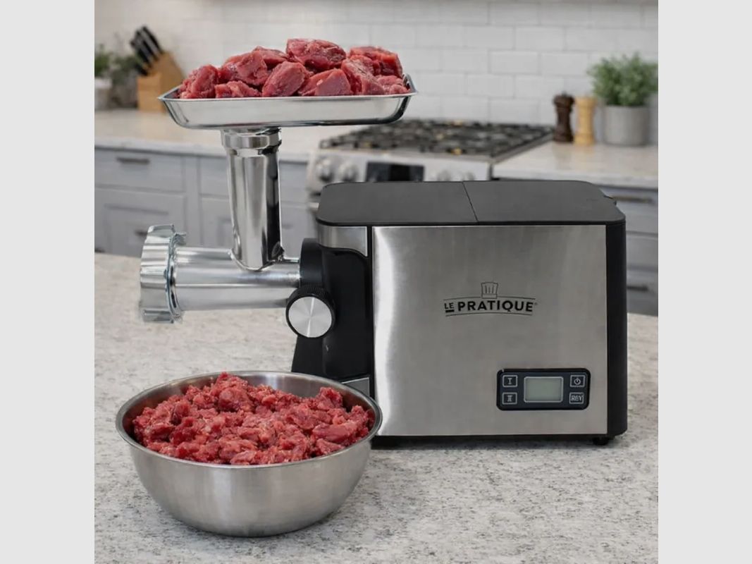Fleischwolf Le Pratique Nr. 10 900 W mit LCD-Display, Bild 1 von 4