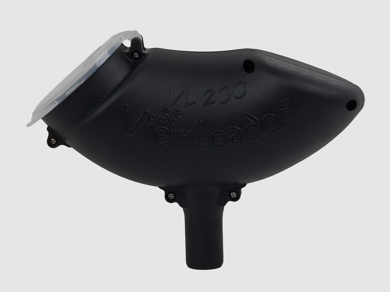 Paintball Speedloader 200er Viewloader Ammobox 200 Flip Top schwarz 1 StĂĽck + mit ca. 140 Porno Paintballs Kaliber .68