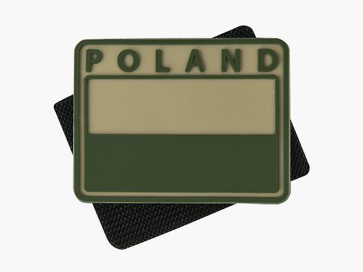 Muted Polish Flag Emblem, 2 pieces Helikon