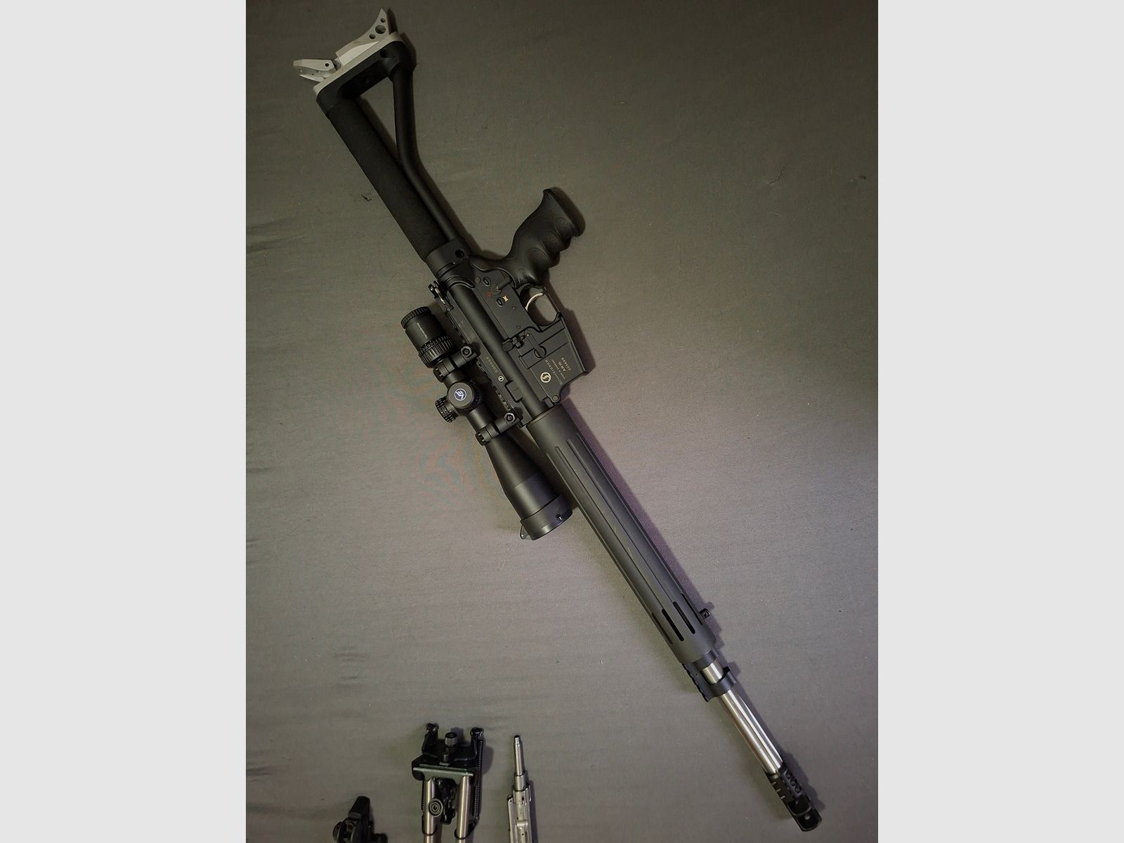 Schmeisser AR15 Ultramatch STS 20 cal .223 incl. CMMG Einstekcsystem per cal 22lr.