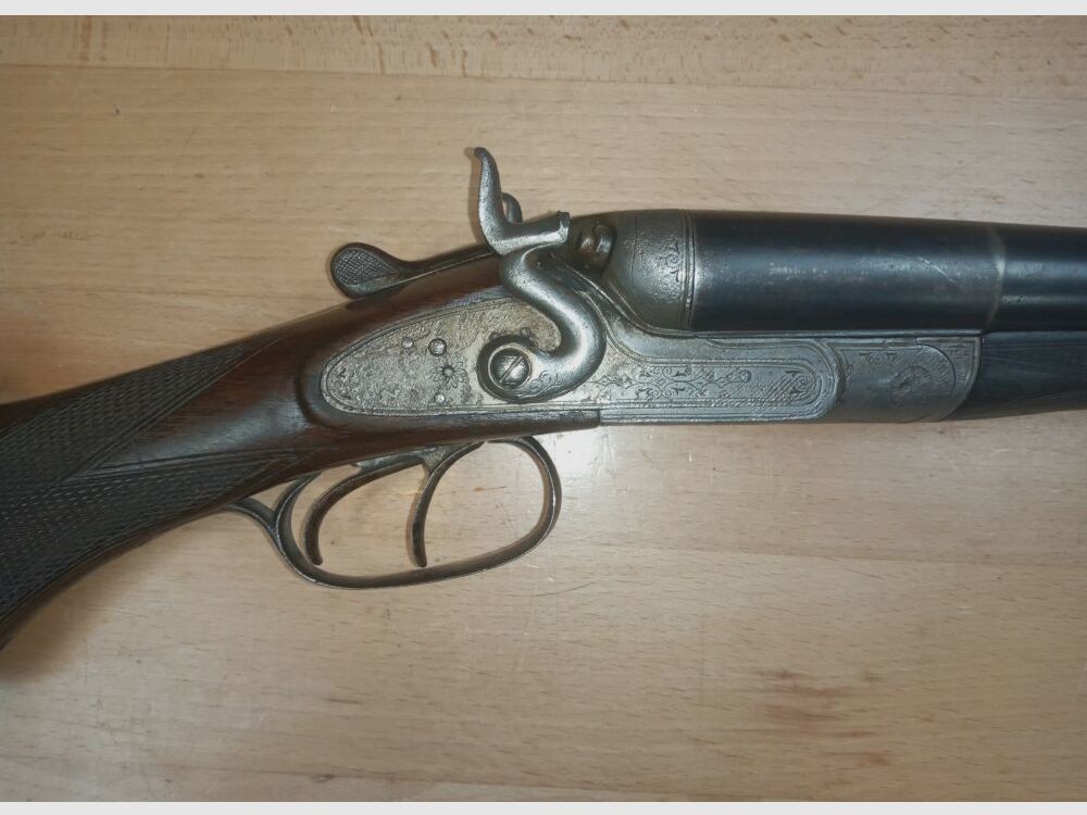 Belgian double-barreled shotgun