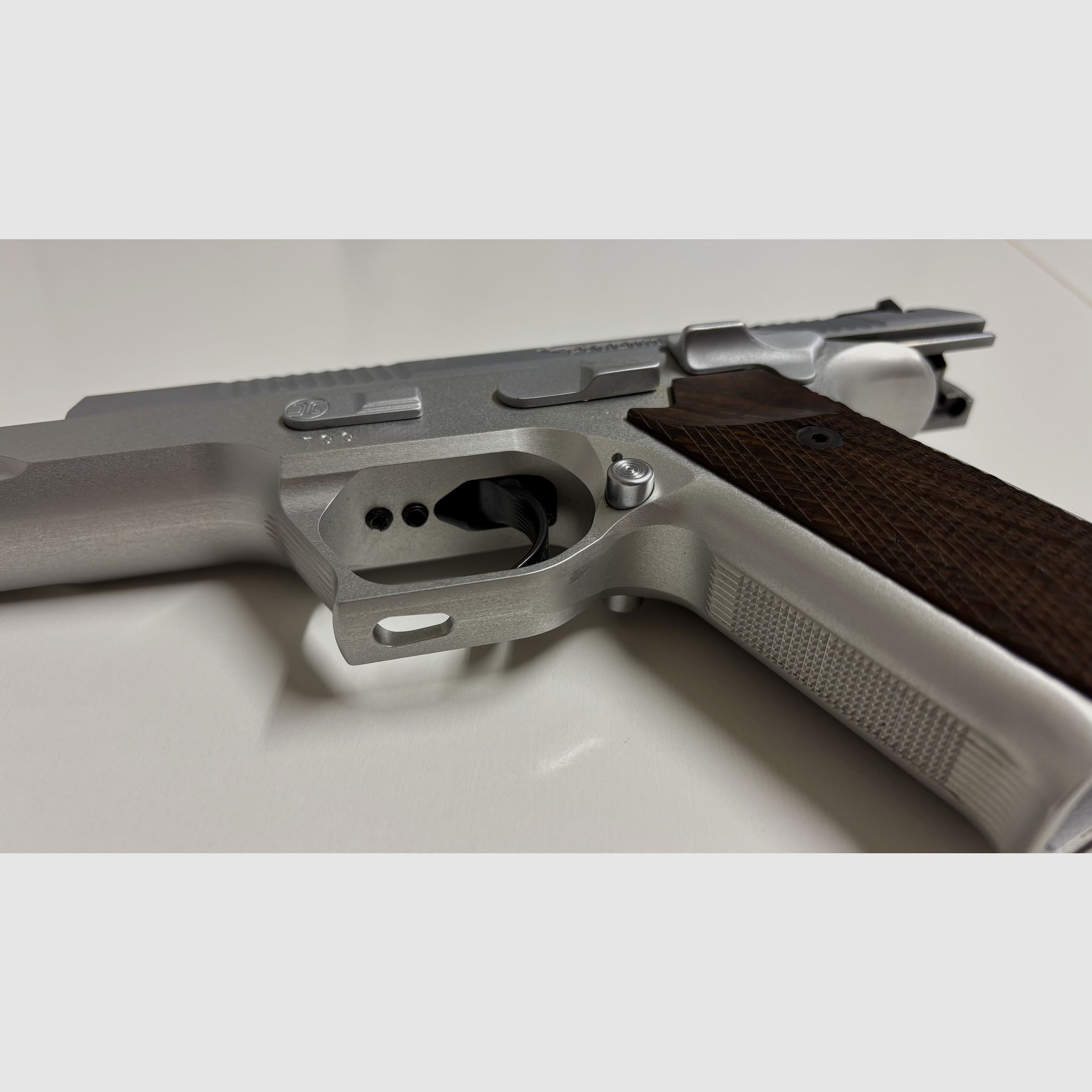 Pardini Sport Modell P.C.45 S, 5 Zoll, Cal 45 ACP - silber