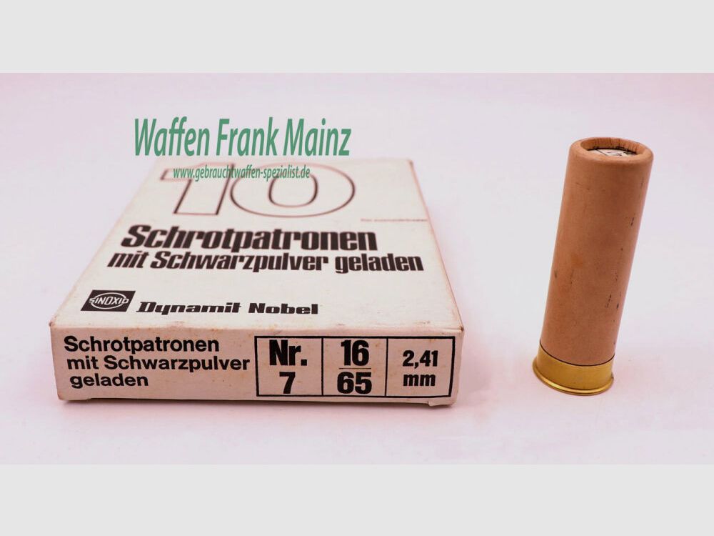 Dynamit Nobel mit Schwarzpulverladung 16/65