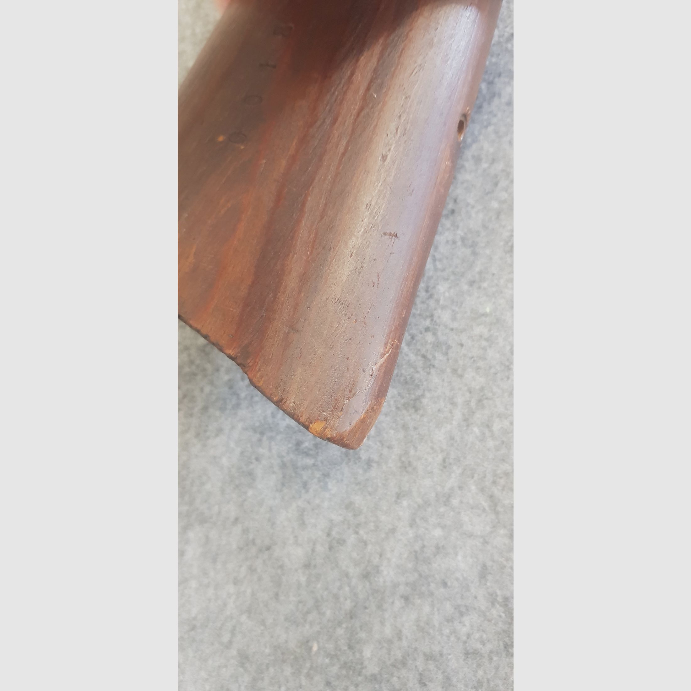 Haenel Mod. 49a  mit  dunklen Schichtholzschaft von 1953 im schönen Zustand Durchlader kein 310