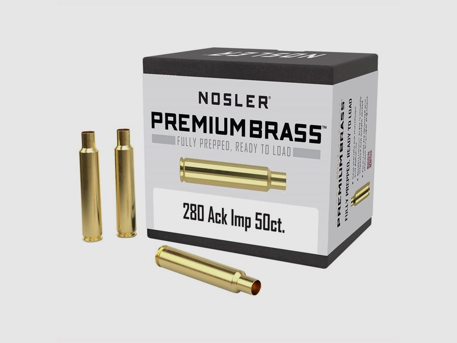 NOSLER 280 ACKLEY IMPROVED HÜLSEN 50/STK, Bild 1 von 2
