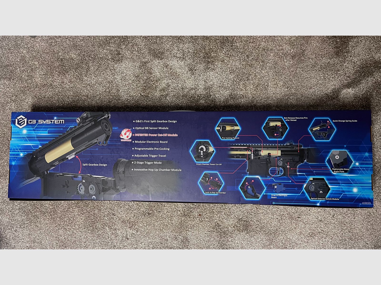 Softair M4 SGR556 Split gearbox | G&G ARMAMENT Komplett Set