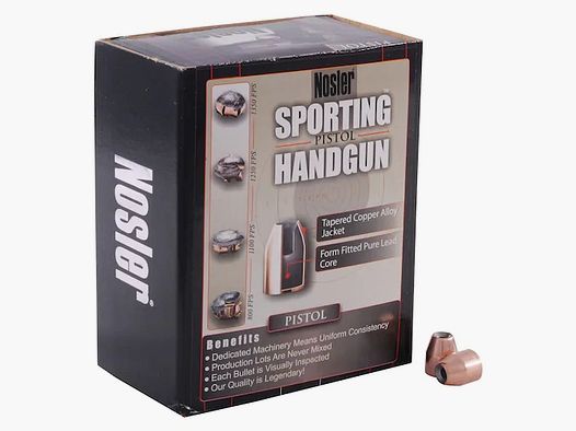 Proiettile Nosler Sporting Handgun 10mm/.400 135GR JHP 250 pezzi