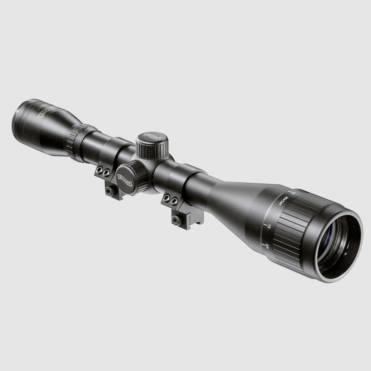 Zielfernrohr Walther 6x42 Absehen 4 Parallaxeverstellung am Objektiv 1 Zoll Tubus inklusive Ringmontagen fĂĽr 11 mm Prismenschienen