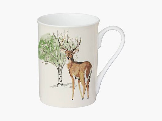 Fritzmann Kaffebecher Porzellan Deer Grove