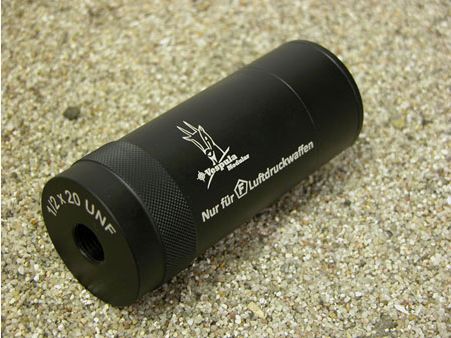 VESPULA BASIC "F" Silenciador para Armas de Aire Moderador de Alto Rendimiento de 3 Cámaras hasta 5,5 mm