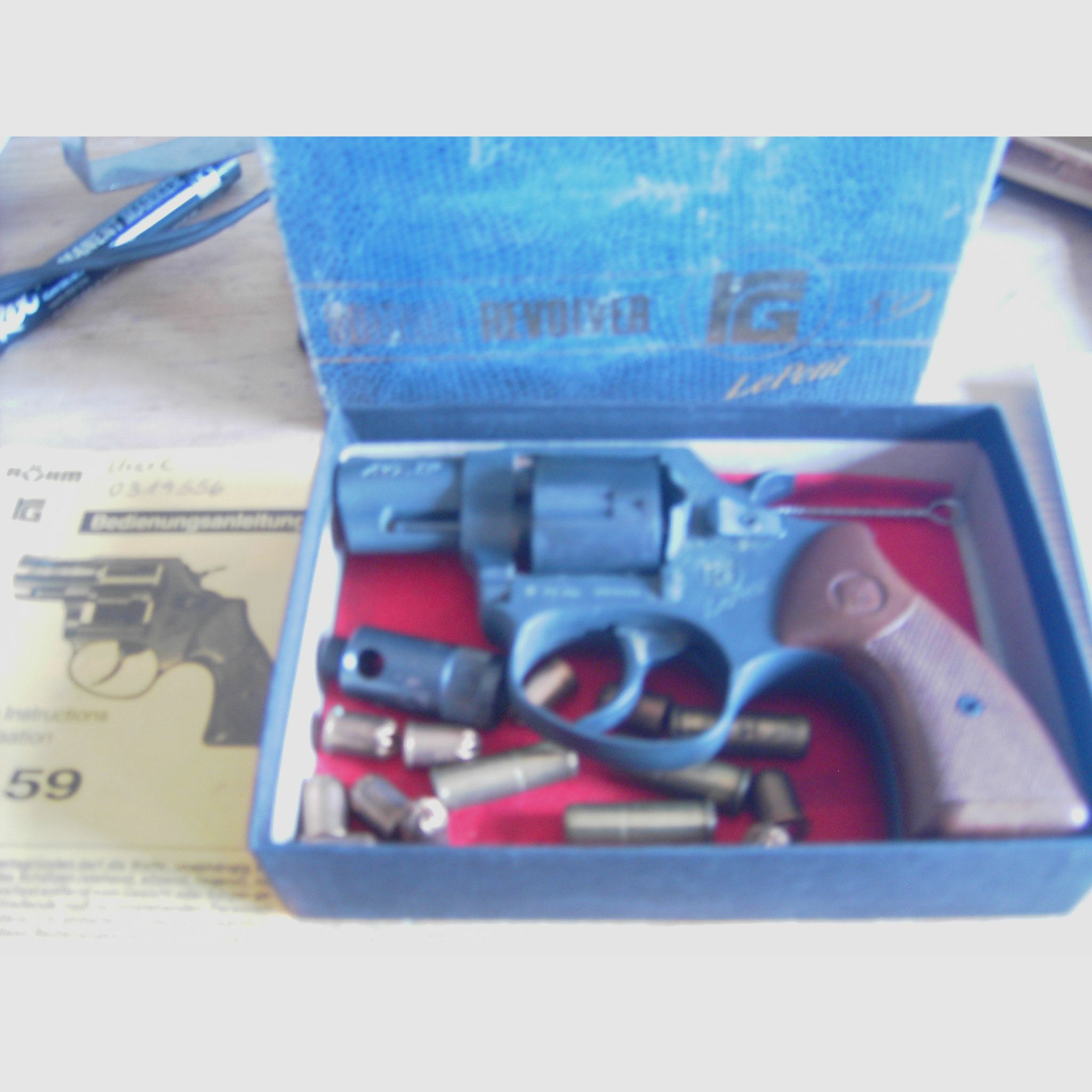 Gasrevolver Röhm RG59, LePetit, 9mm R.K., compleet