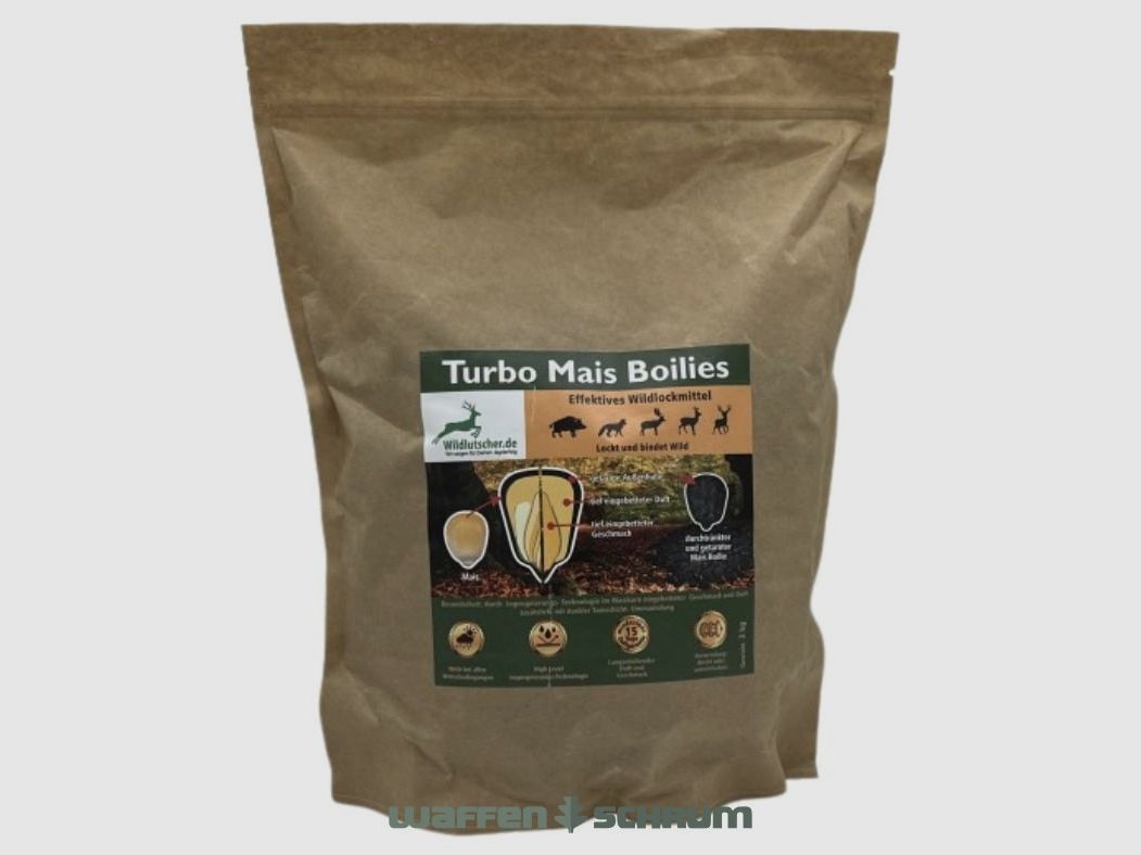 Wildlutscher Turbo Mais Boilies 3 kg