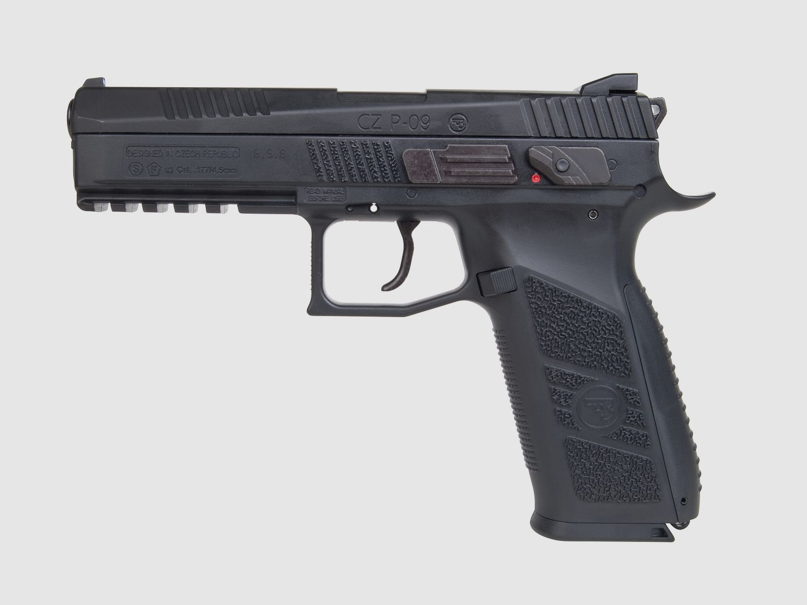 CZ 75 P-09 Duty Schwarz 4,5mm - Druckluft Co2 BlowBack