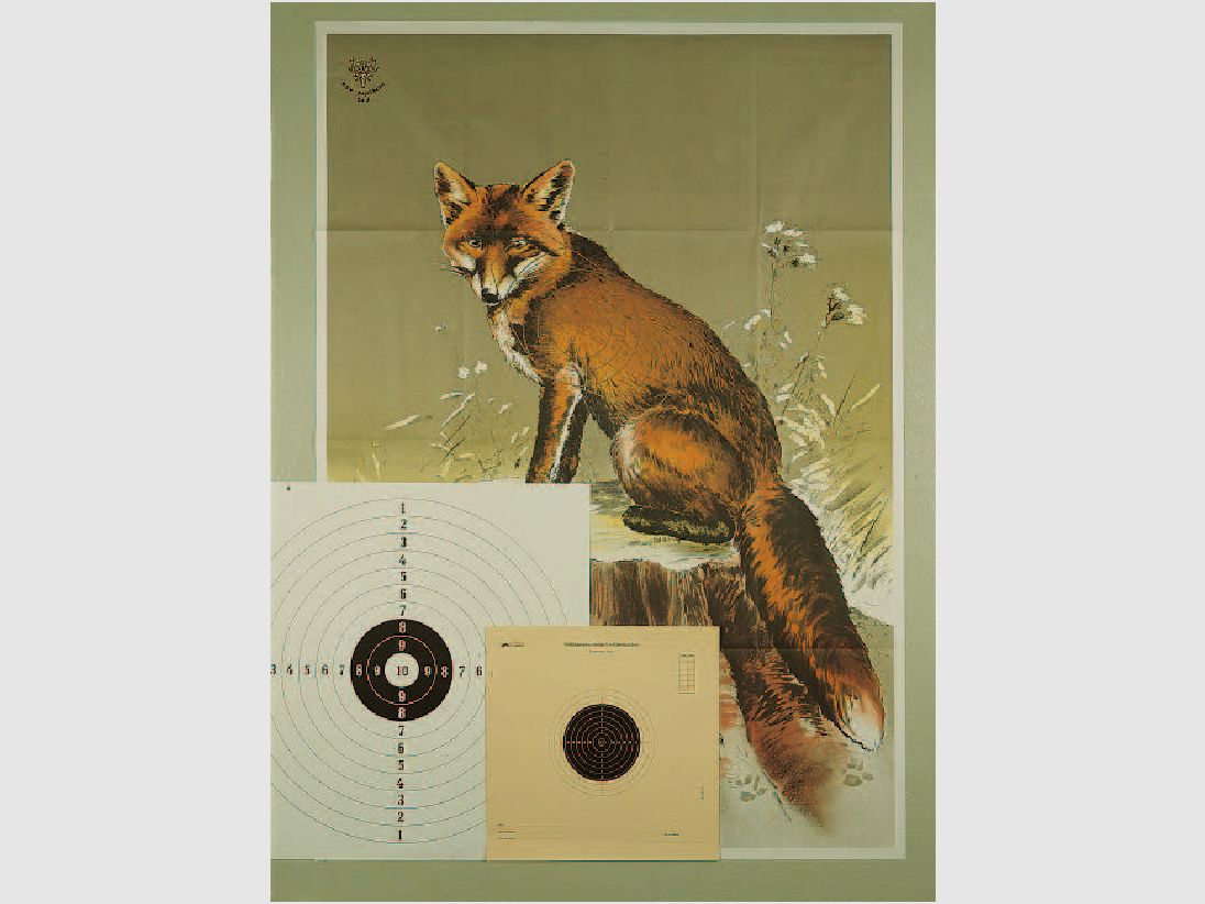 Deutsche Jagdscheiben (nach Vorschrift des DJV)