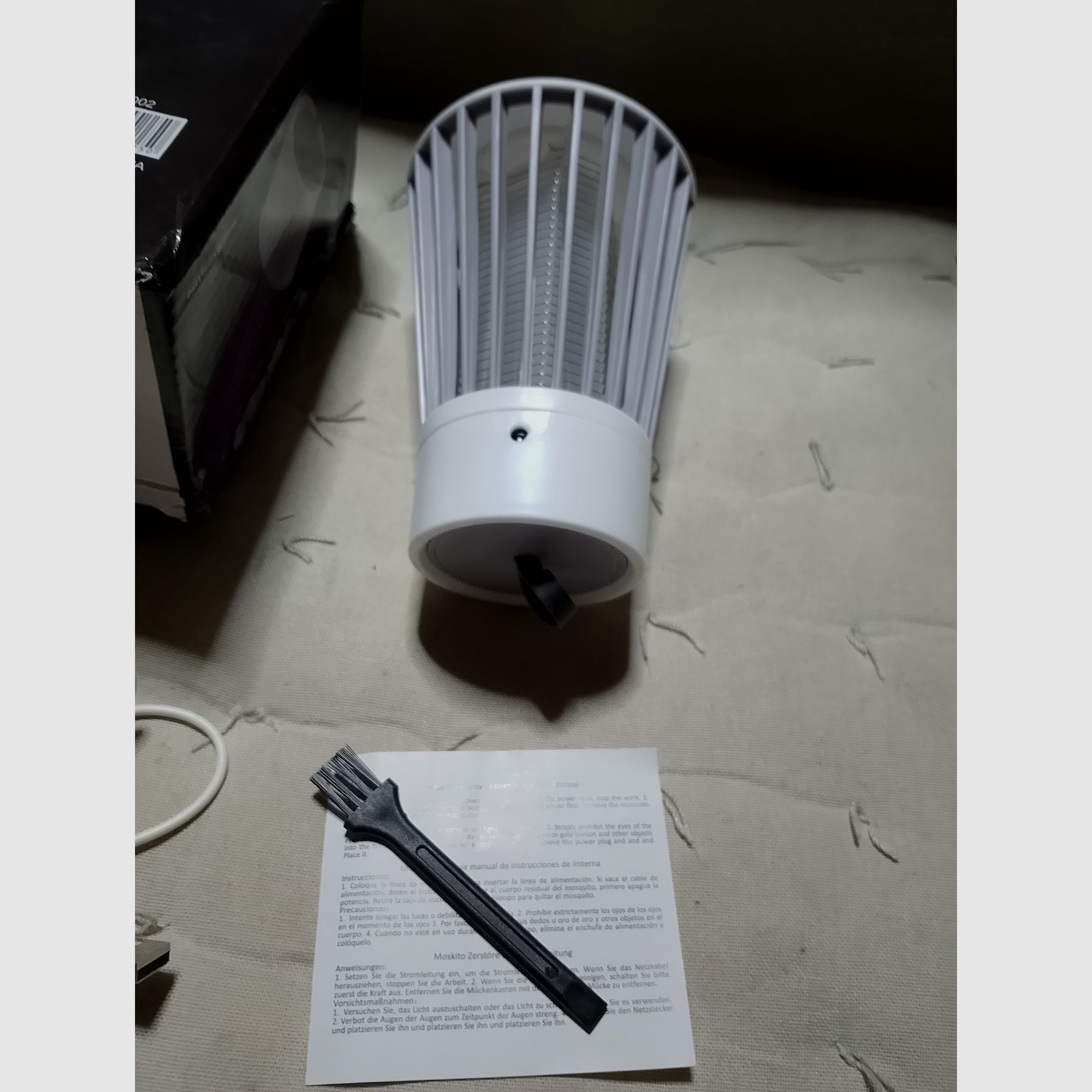  Neue Akku Kabellose Moskitofalle Mückenfalle elektrische Falle Mücken Killer Moskitos Insekten Schocker Camping Angeln Zelten Outdoor 