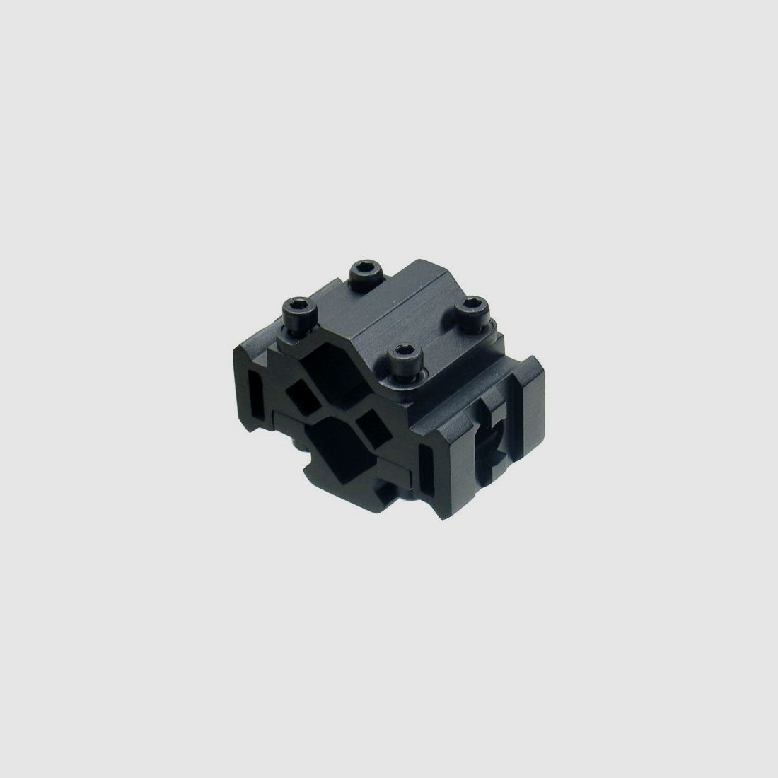 UTG Universal 3 Schienen Picatinny Rohradapter mit 2 Nuten