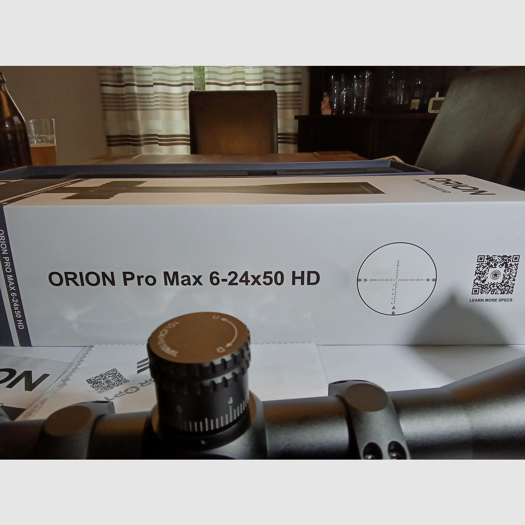 Vector Optics Orion Pro Max 6-24x50 HD riflescope, like new! Still 4.5 years warranty