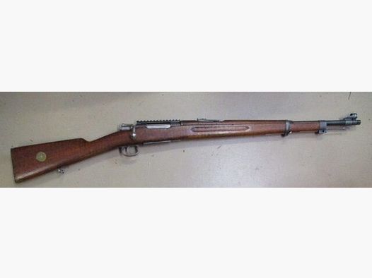 Rifle de repetición 6,5x55SE Mauser 1899 96/38 con mira fina y riel Pica 96/38