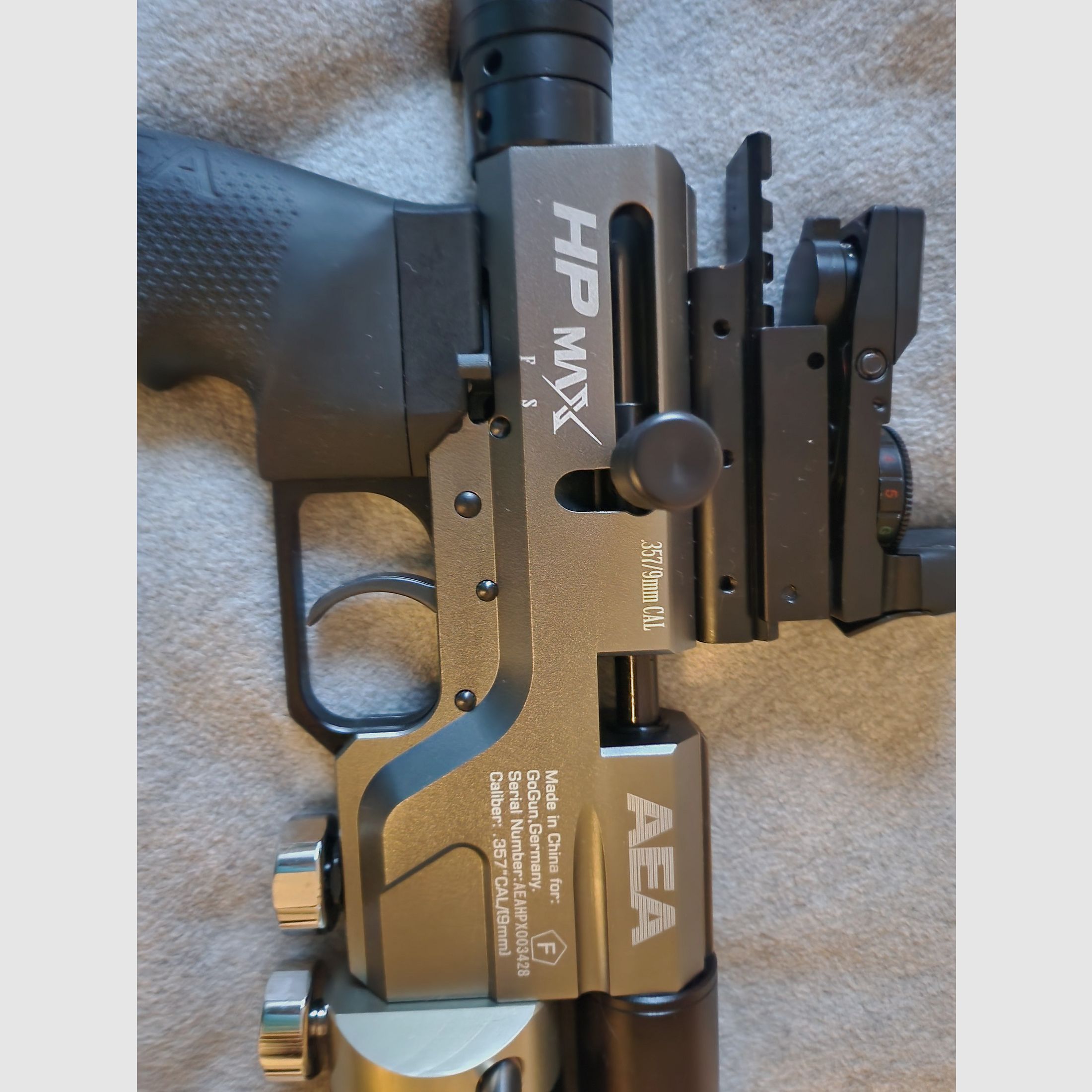 HP Max 357 cal. 9mm Luftgewehr 