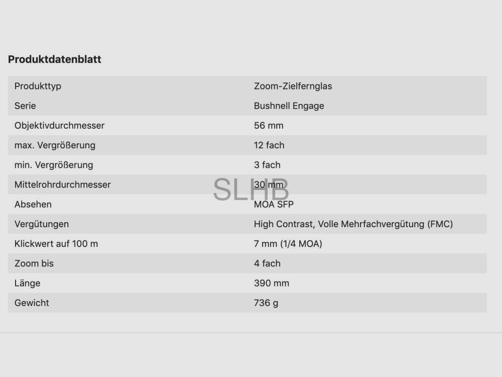 Bushnell Engage 3-12x56