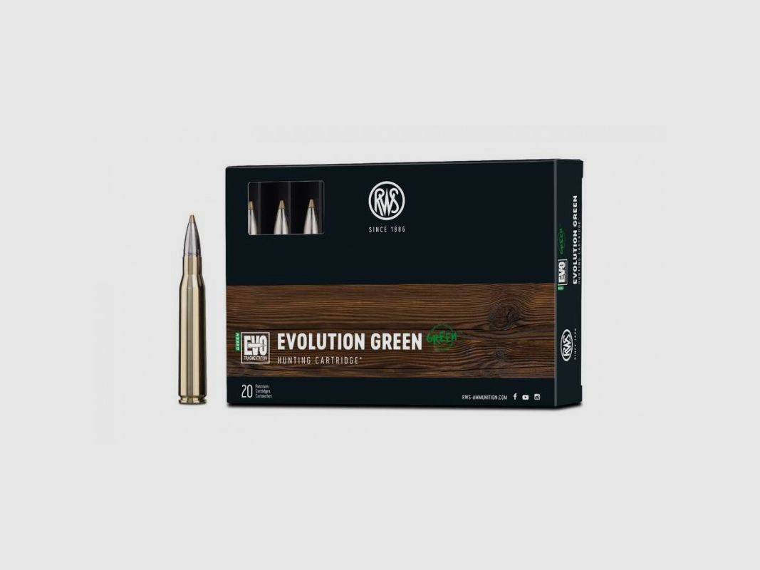 RWS 8X68S 139 GRS / 9,0 G EVOLUTION GREEN 20 STK, Bild 1 von 3