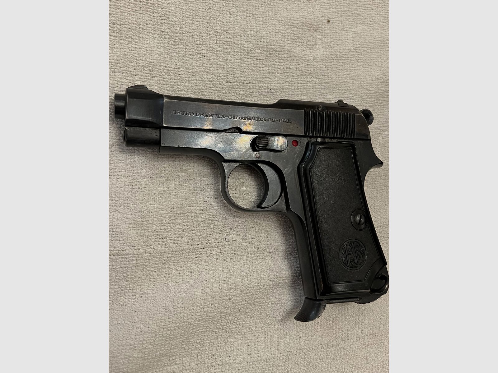 Halve automatische pistool Pietro Beretta Gardone 7,65mm