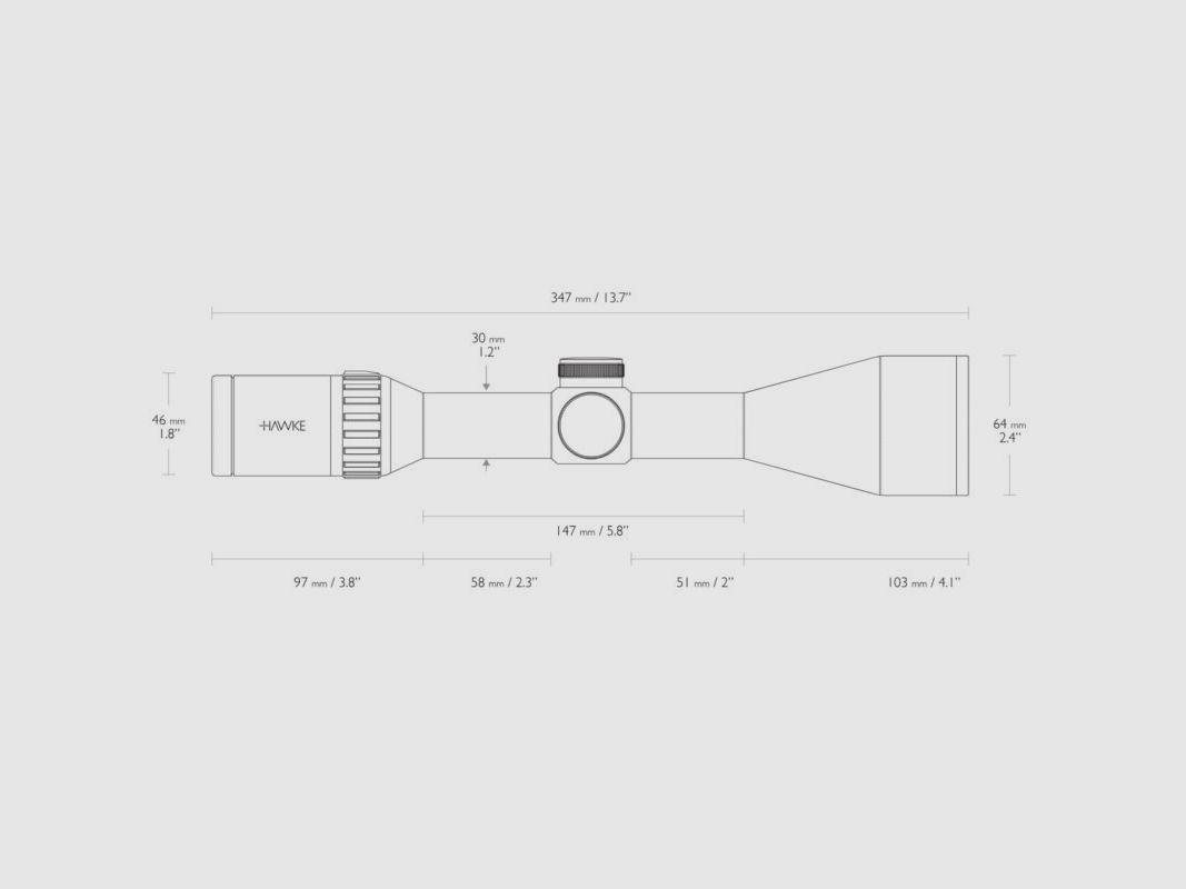 Hawke Zielfernrohr Endurance 30 FD WA SF 3-12x56 | LR FD, Bild 6 von 6