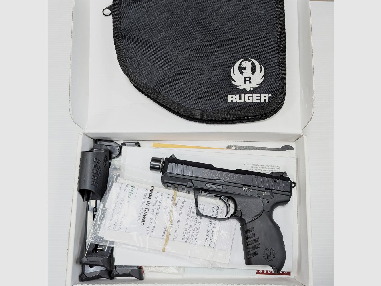 Kommissionsware – RUGER SR22 mit Gewinde .22lr, Bild 2 von 3