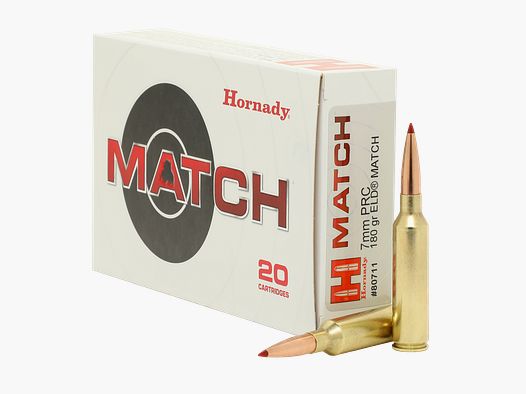 Hornady 7mm PRC 175GR ELD Match 20 Patronen