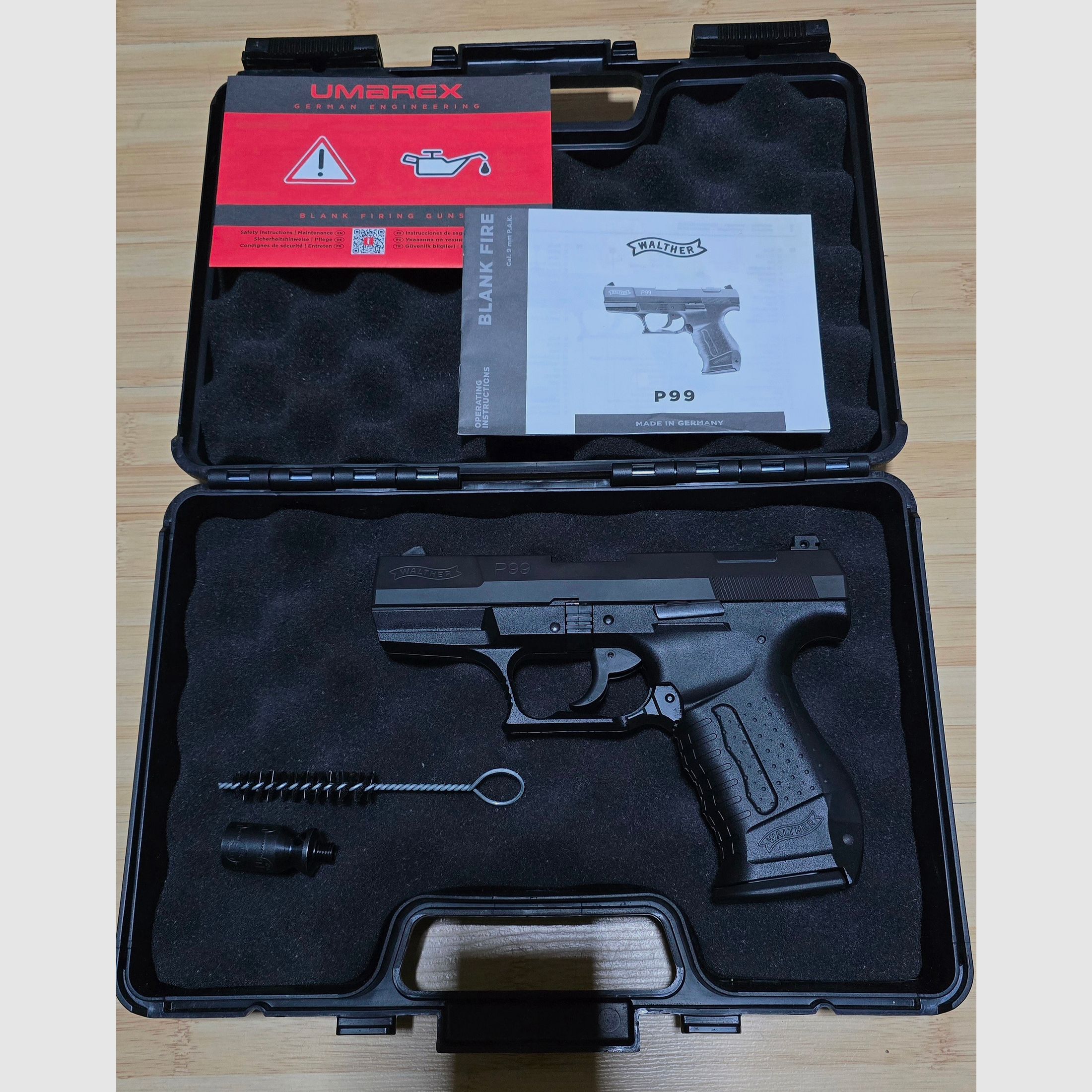 Walther P99 SV pistola a salve 9mm PAK nera