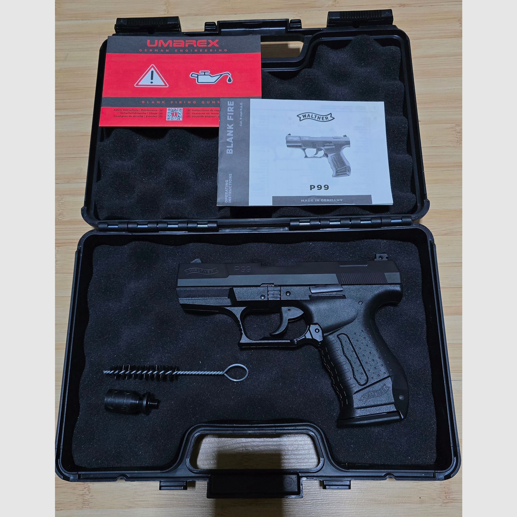 Walther P99 SV Schreckschuss 9mm PAK Czarny