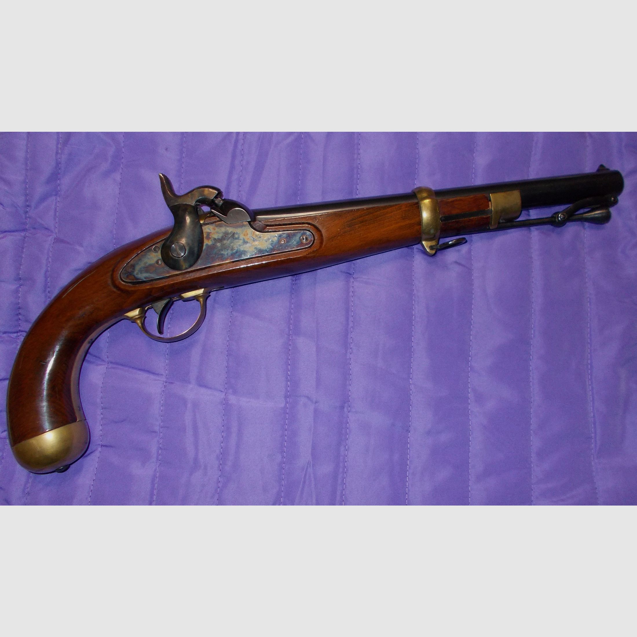 Vorderlader Antonio Zoli Perkussions Pistole US Cavalry / Zouave .58 