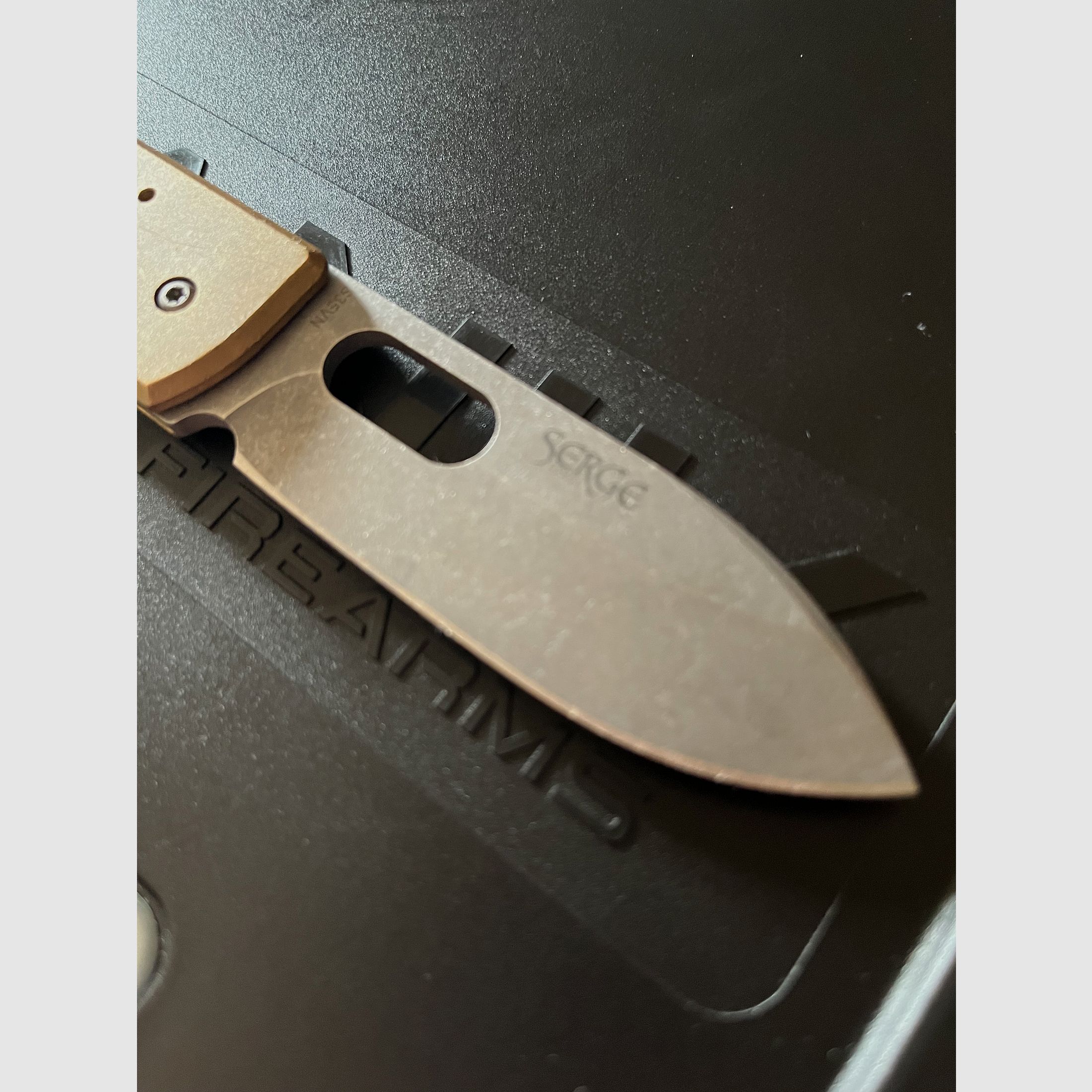 Böker Plus Lancer Brass – S35VN – Serge Panchenko Design (Discontinued)