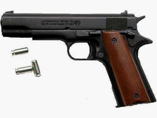 Bruni Pistole Colt 96 Schwarz Kal. 8 mm Platzpatronen