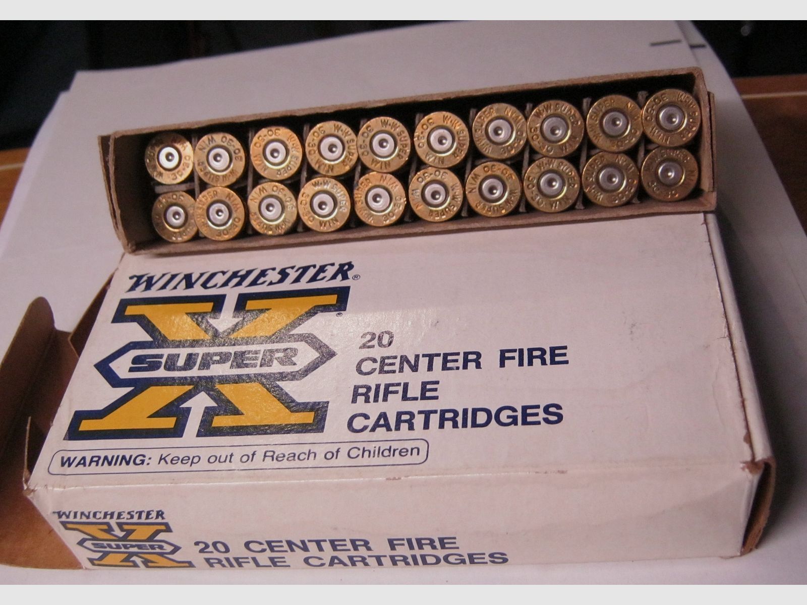 Original Winchester Super X Hülsen 30-30