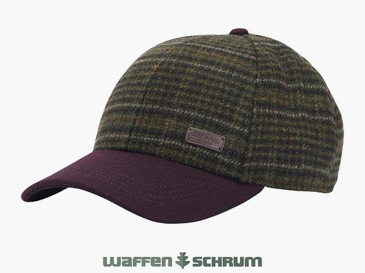 Barbour Cap Clyde Brown/ Olive plaid