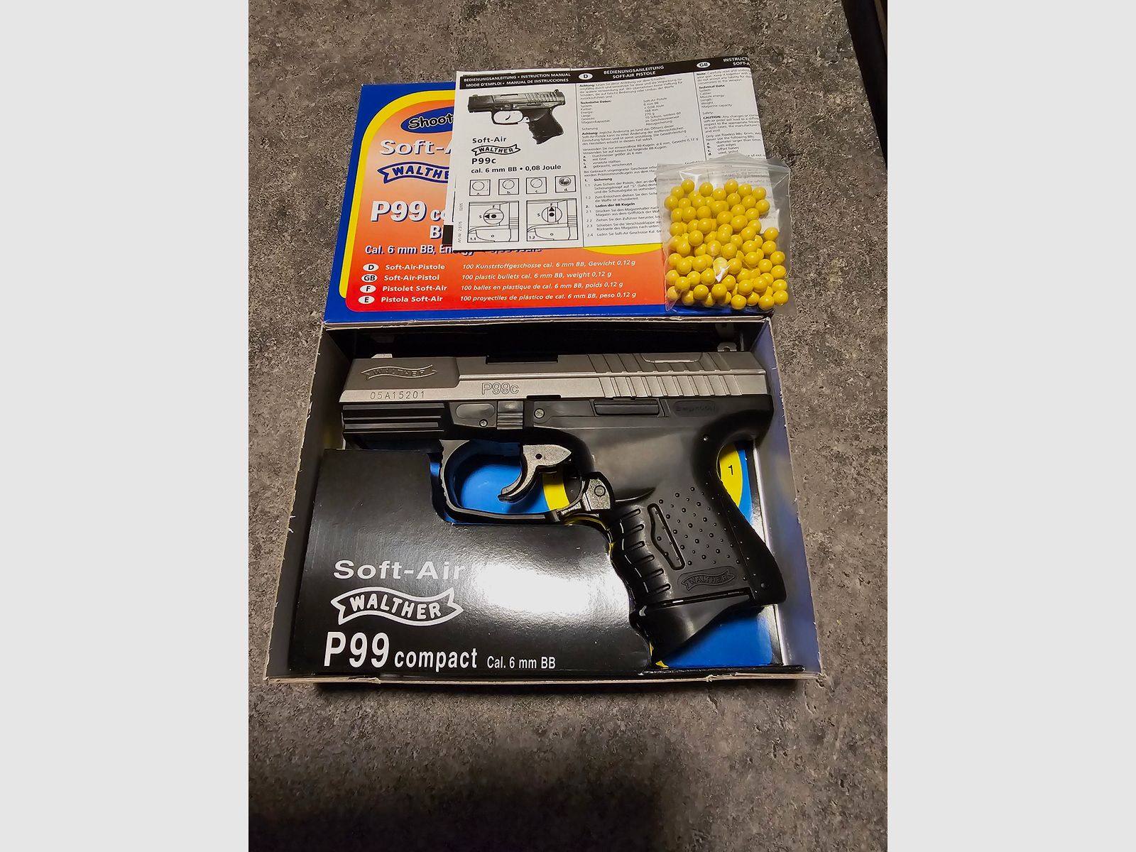Walther P99 Compact Softair Airsoft 6mm BB