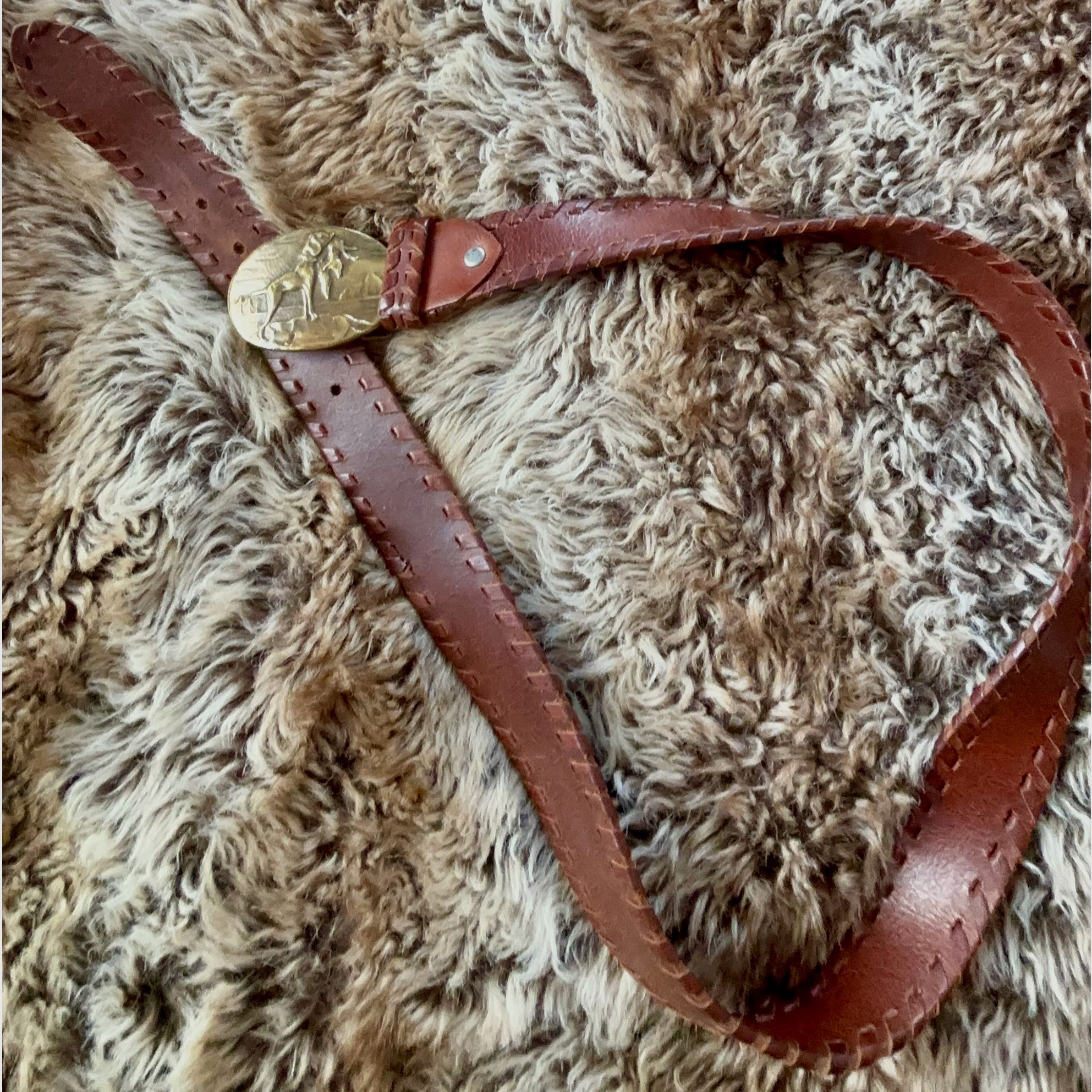 Ceinture en cuir véritable Trachten Jagd 100 cm de long 4 cm de large pour hommes et femmes