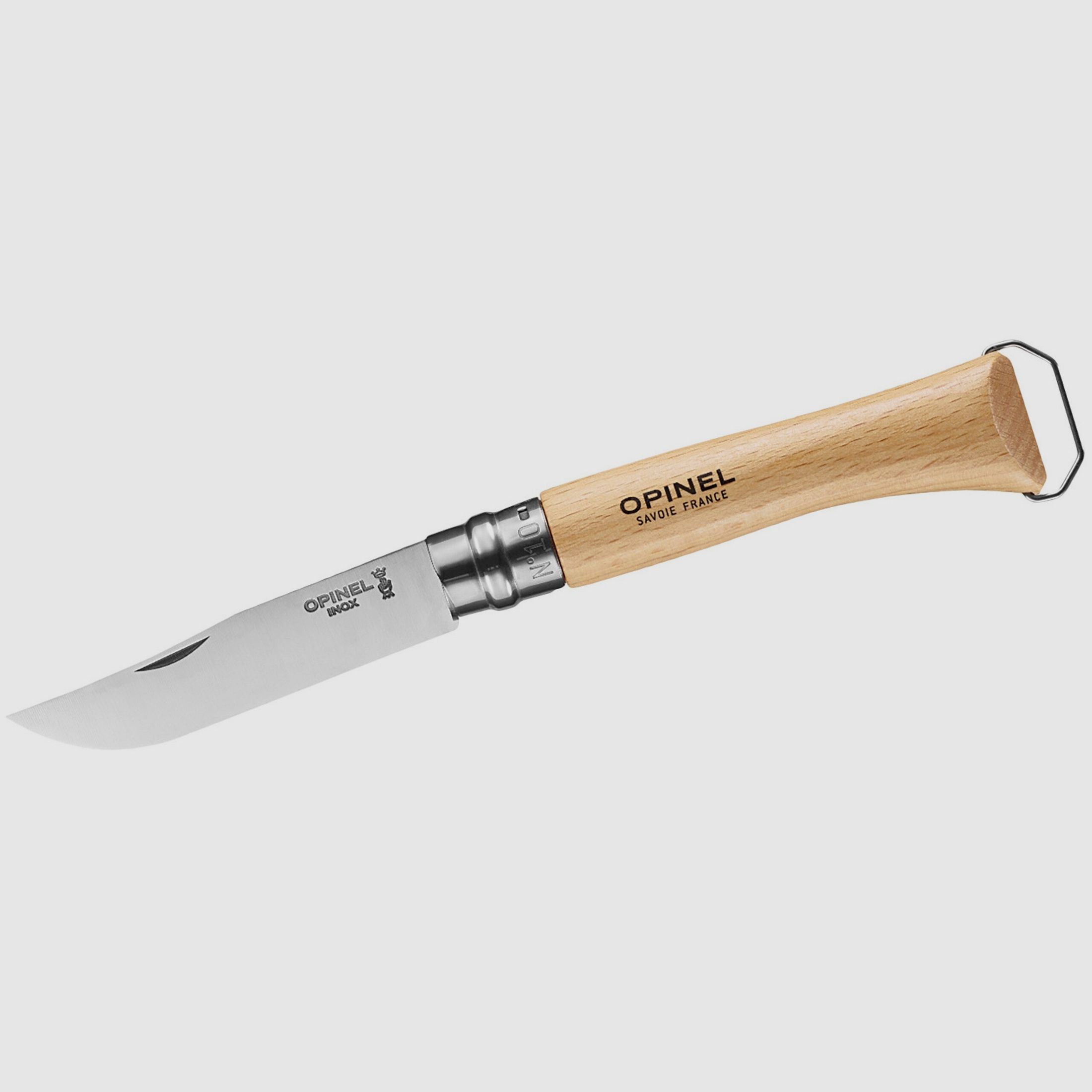 Opinel knife No. 10 with corkscrew and bottle opener