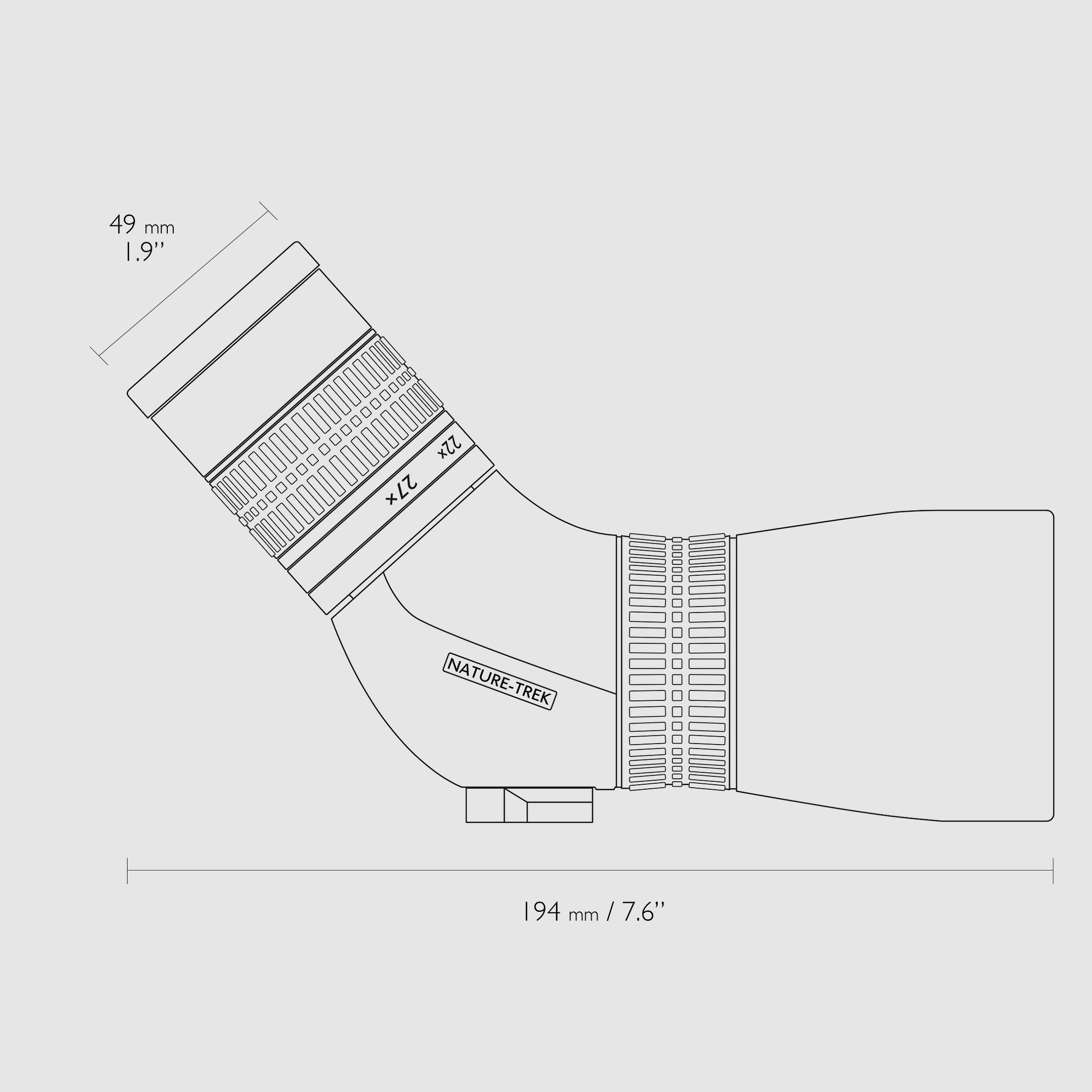 HAWKE 55210 NATURE-TREK 9-27X56 SPECTATEUR
