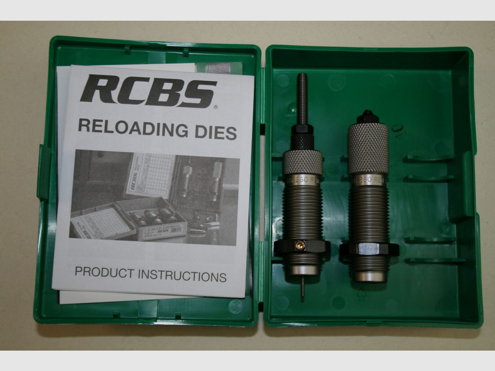 Jeux d&rsquo;outils RCBS Group A calibre 260 Remington (2 outils)