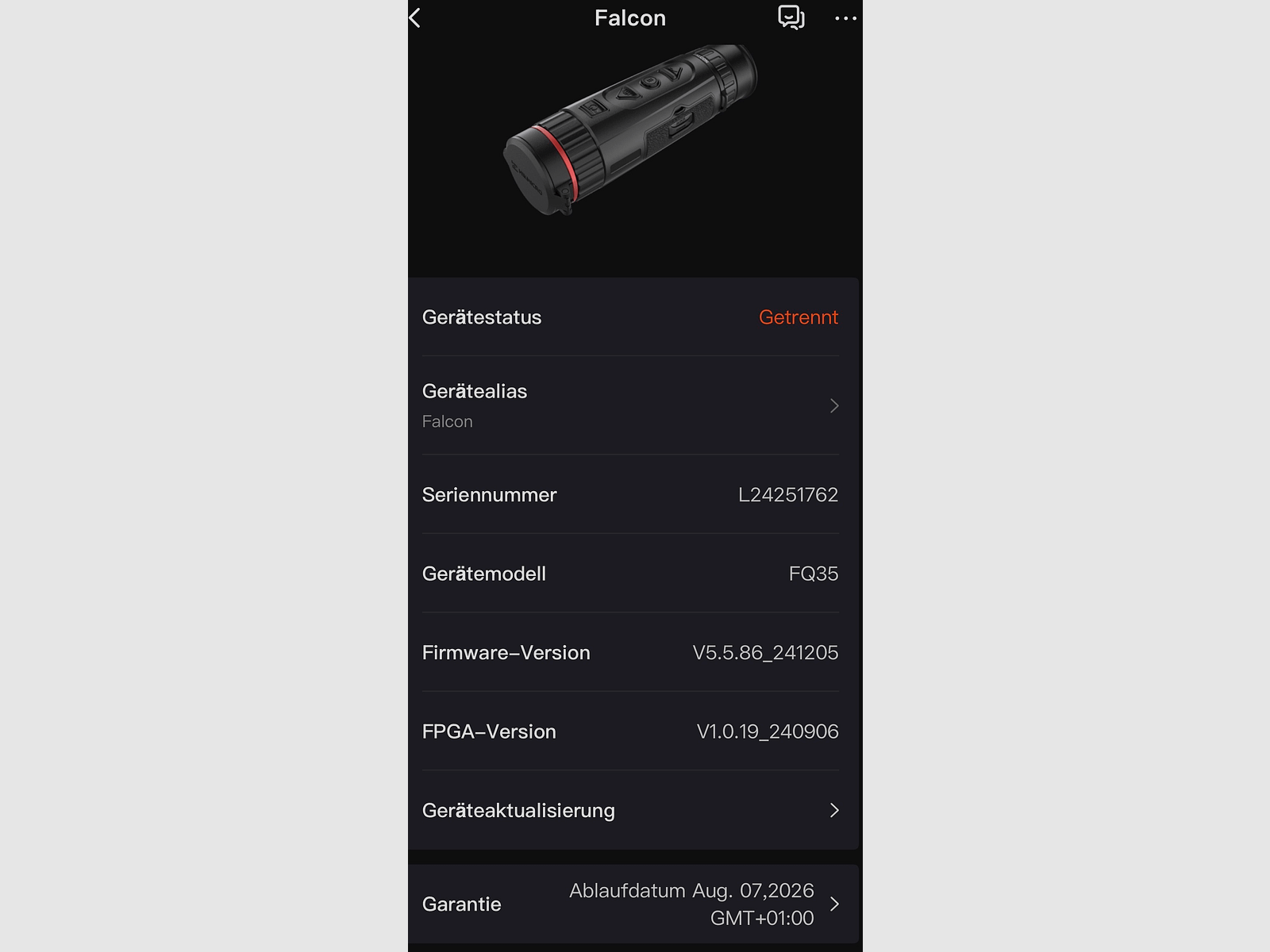 Wärmebild Handgerät Hikmicro Falcon FQ35