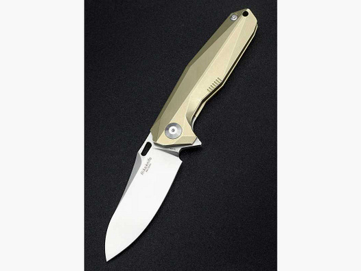 Rikeknife 1504A-G pocket knife, gold