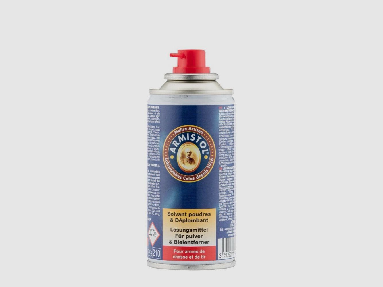 Aérosol solvant poudres et déplombant – Armistol, image 2 sur 2